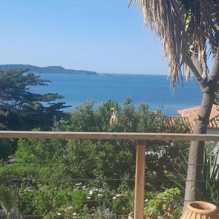 F3 Rdc Villa Vue Mer 180 Face A La Pointe De Giens Carqueiranne Extérieur photo