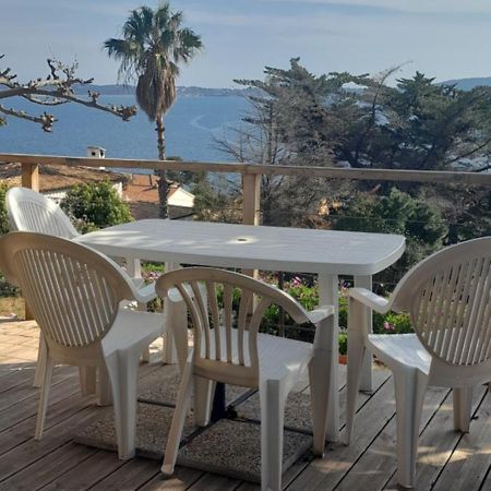F3 Rdc Villa Vue Mer 180 Face A La Pointe De Giens Carqueiranne Extérieur photo